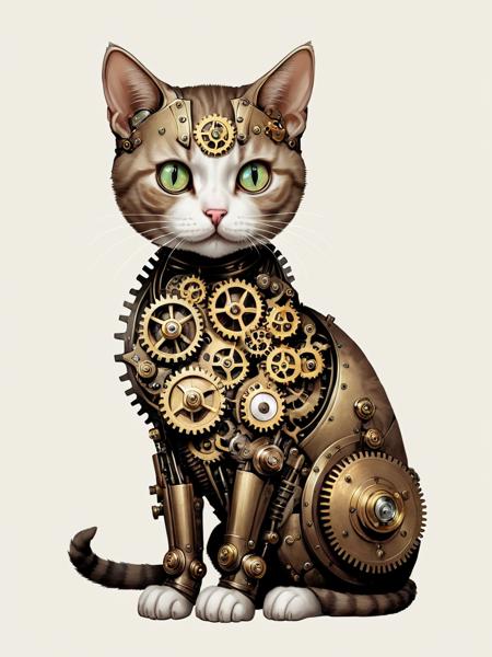 01296-1059870775-_lora_steampunkXL_0.7_ steampunk, no humans, gears, simple background, cat,.png